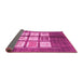 Sideview of Oriental Pink Modern Rug, abs3385pnk