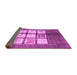 Sideview of Oriental Purple Modern Rug, abs3385pur