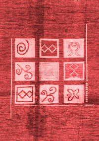 Oriental Red Modern Rug, abs3385red