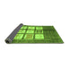 Sideview of Oriental Green Modern Rug, abs3385grn