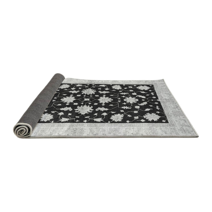 Sideview of Oriental Gray Modern Rug, abs3386gry
