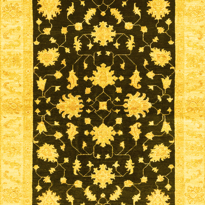 Oriental Yellow Modern Rug, abs3386yw