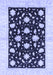 Machine Washable Oriental Blue Modern Rug, wshabs3386blu