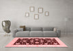 Modern Red Washable Rugs