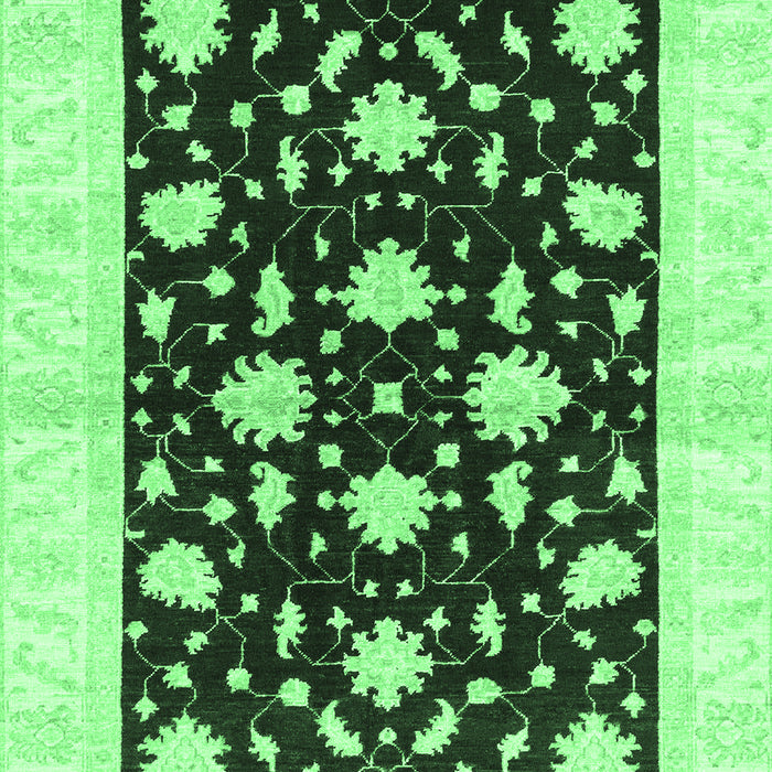 Oriental Emerald Green Modern Rug, abs3386emgrn