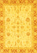 Machine Washable Oriental Yellow Modern Rug, wshabs3387yw