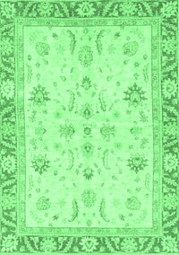 Oriental Emerald Green Modern Rug, abs3387emgrn