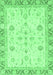 Oriental Emerald Green Modern Rug, abs3387emgrn