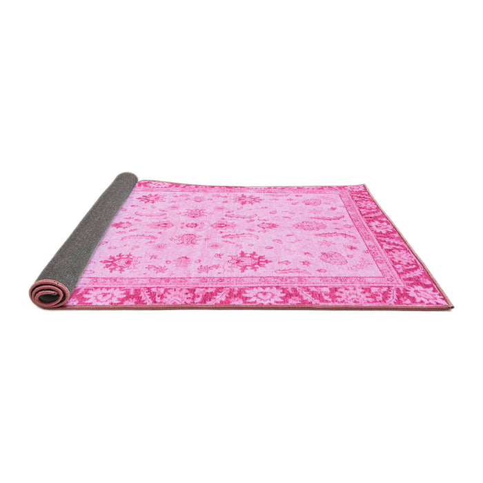 Sideview of Oriental Pink Modern Rug, abs3387pnk