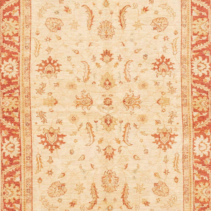 Machine Washable Abstract Brown Gold Rug, wshabs3387