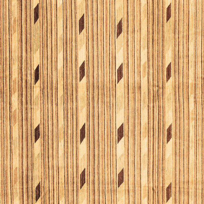 Square Machine Washable Oriental Brown Modern Rug, wshabs3388brn