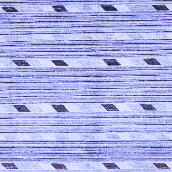 Machine Washable Oriental Blue Modern Rug, wshabs3388blu