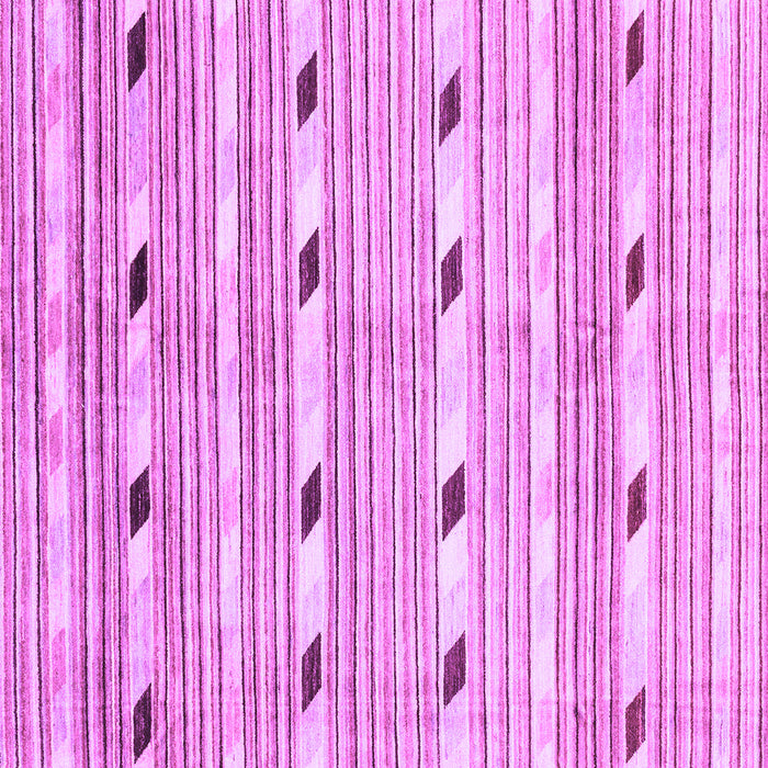 Square Machine Washable Oriental Purple Modern Area Rugs, wshabs3388pur