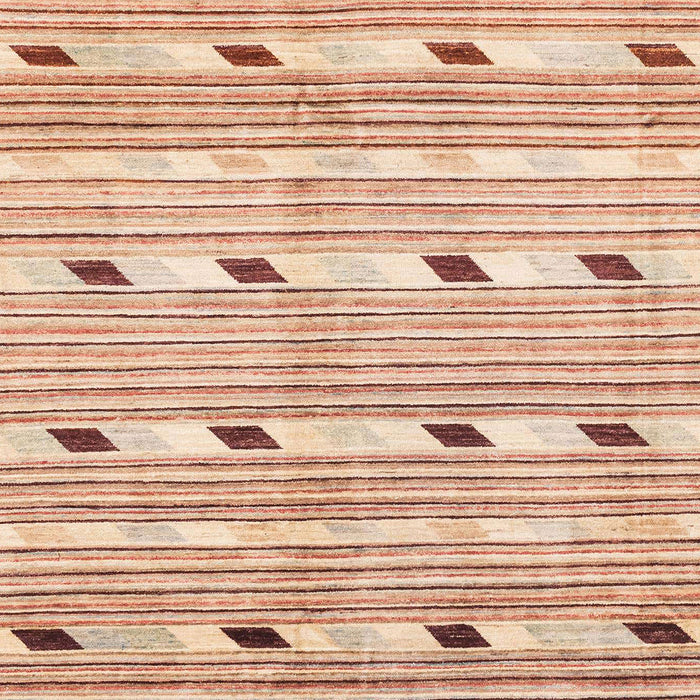 Machine Washable Abstract Orange Rug, wshabs3388