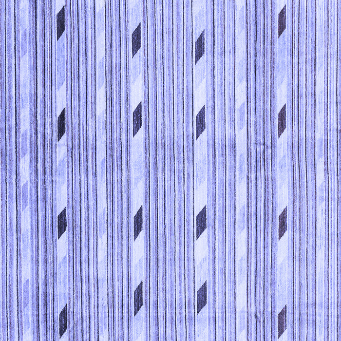 Square Machine Washable Oriental Blue Modern Rug, wshabs3388blu