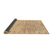 Sideview of Abstract Orange Oriental Rug, abs3389