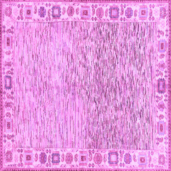 Square Oriental Purple Modern Rug, abs3389pur