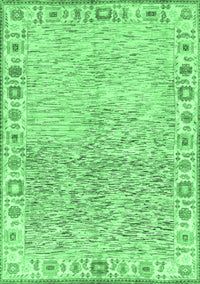 Oriental Emerald Green Modern Rug, abs3389emgrn