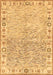 Machine Washable Oriental Brown Modern Rug, wshabs3389brn