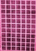 Machine Washable Checkered Pink Modern Rug, wshabs338pnk