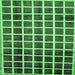 Square Machine Washable Checkered Emerald Green Modern Area Rugs, wshabs338emgrn