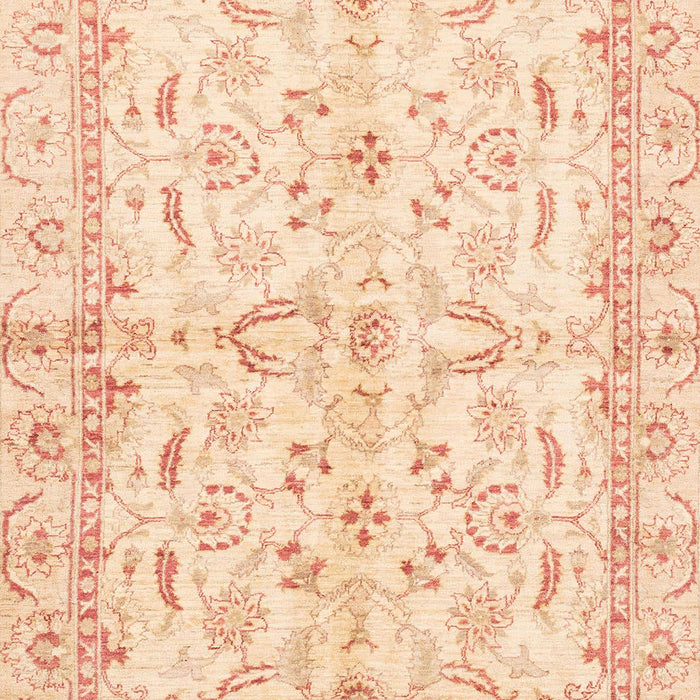 Machine Washable Abstract Khaki Gold Rug, wshabs3390