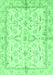 Oriental Emerald Green Modern Rug, abs3390emgrn