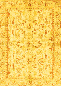 Oriental Yellow Modern Rug, abs3390yw