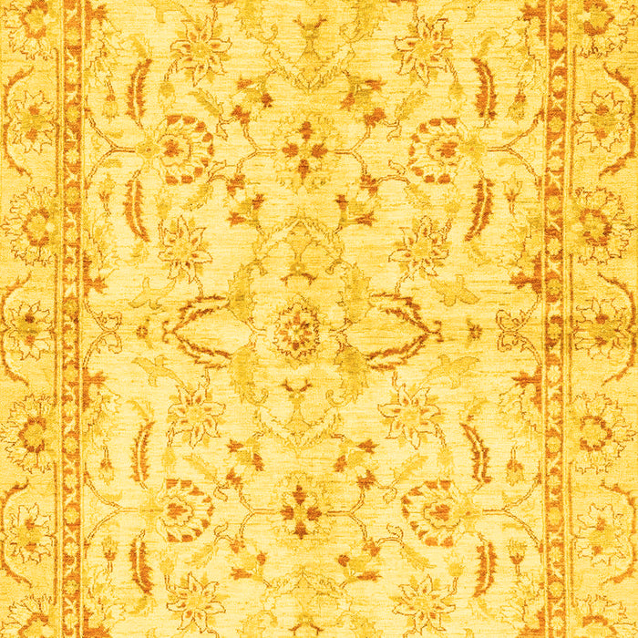 Oriental Yellow Modern Rug, abs3390yw