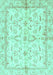 Oriental Turquoise Modern Rug, abs3390turq