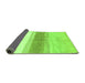 Sideview of Oriental Green Modern Rug, abs3391grn