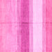 Square Oriental Pink Modern Rug, abs3391pnk