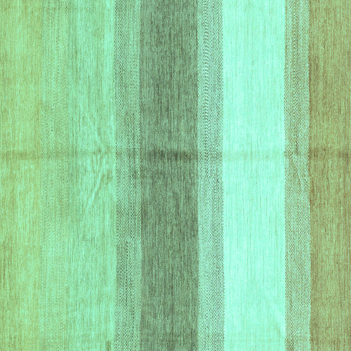 Square Oriental Turquoise Modern Rug, abs3391turq