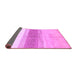 Sideview of Oriental Purple Modern Rug, abs3391pur