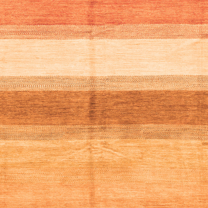 Square Oriental Orange Modern Rug, abs3391org