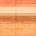 Square Oriental Orange Modern Rug, abs3391org