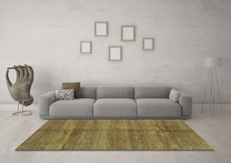 Machine Washable Oriental Turquoise Modern Area Rugs in a Living Room,, wshabs3392turq