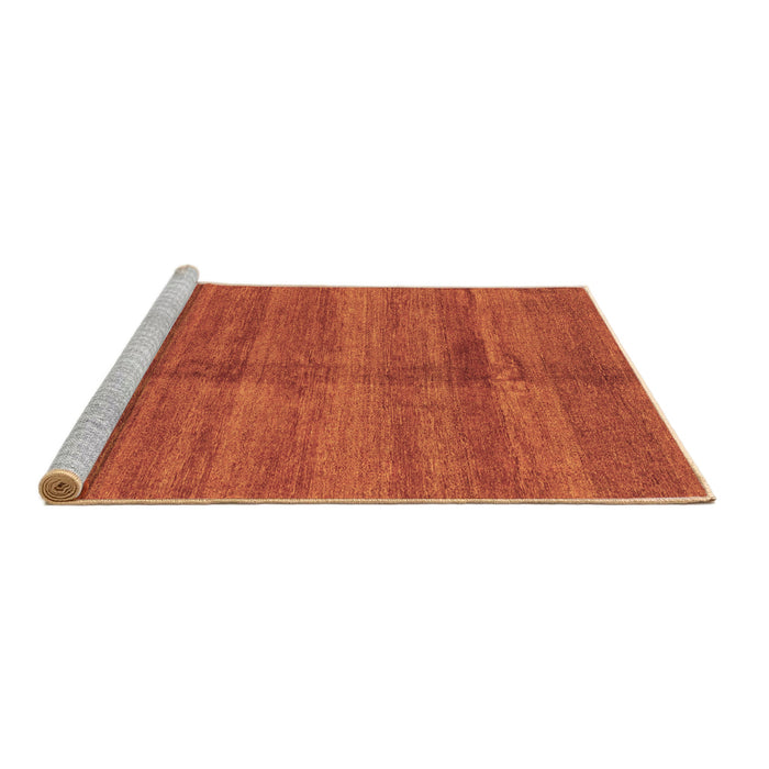 Sideview of Machine Washable Oriental Brown Modern Rug, wshabs3392brn