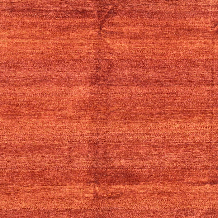 Machine Washable Abstract Orange Red Rug, wshabs3392