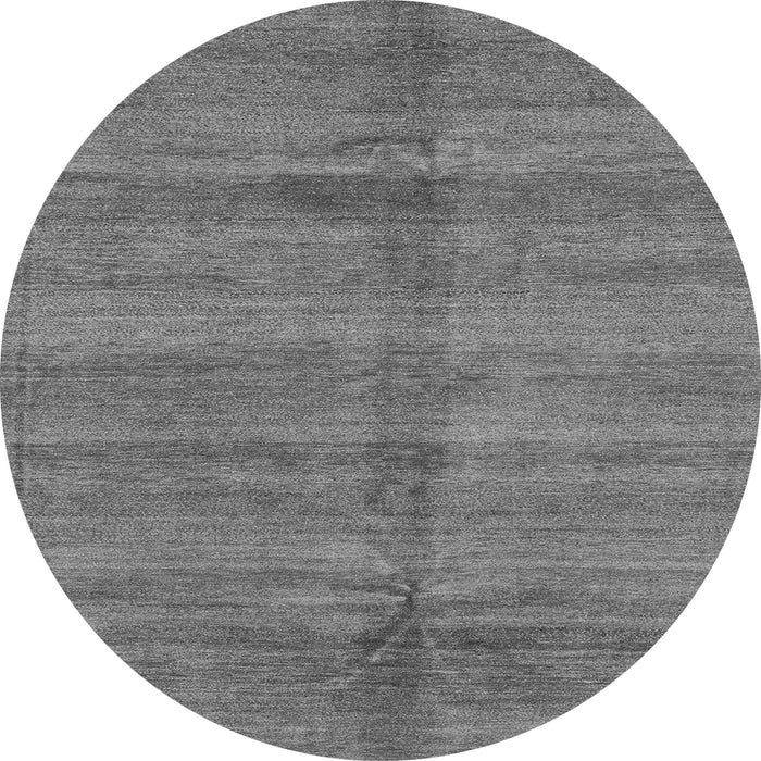 Round Oriental Gray Modern Rug, abs3392gry