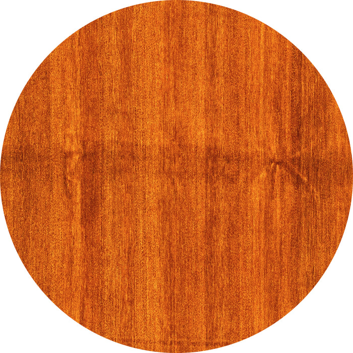 Round Machine Washable Oriental Yellow Modern Rug, wshabs3392yw