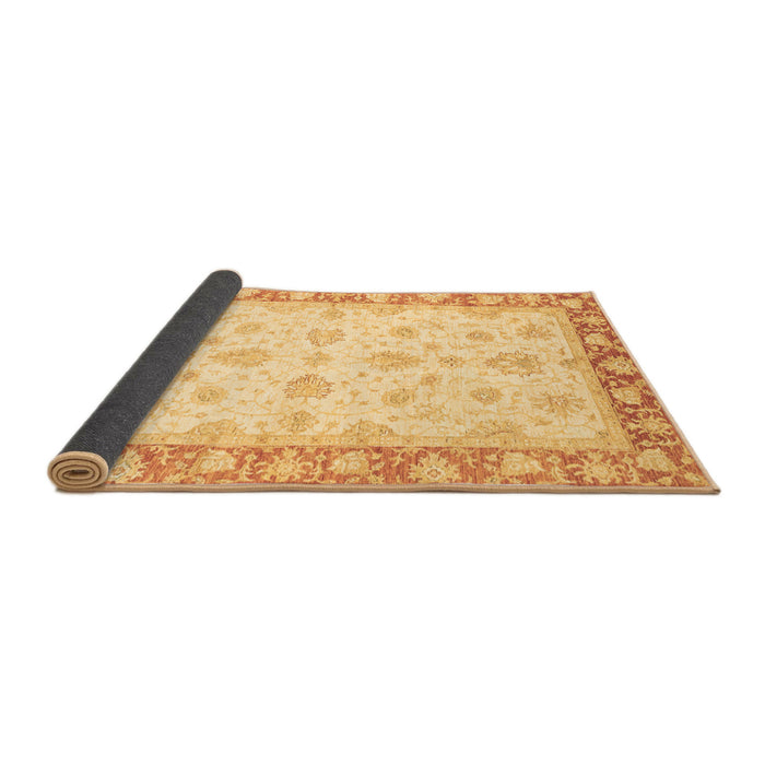 Sideview of Oriental Brown Modern Rug, abs3393brn