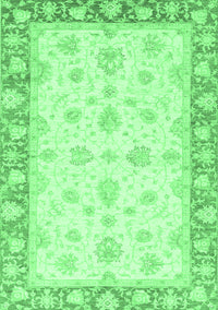 Oriental Emerald Green Modern Rug, abs3393emgrn