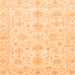 Square Oriental Orange Modern Rug, abs3394org