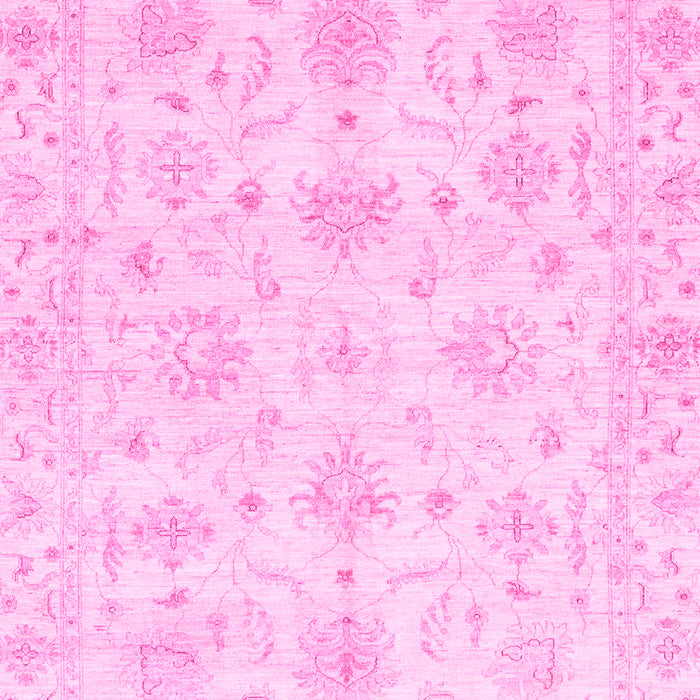 Machine Washable Oriental Pink Modern Rug, wshabs3394pnk