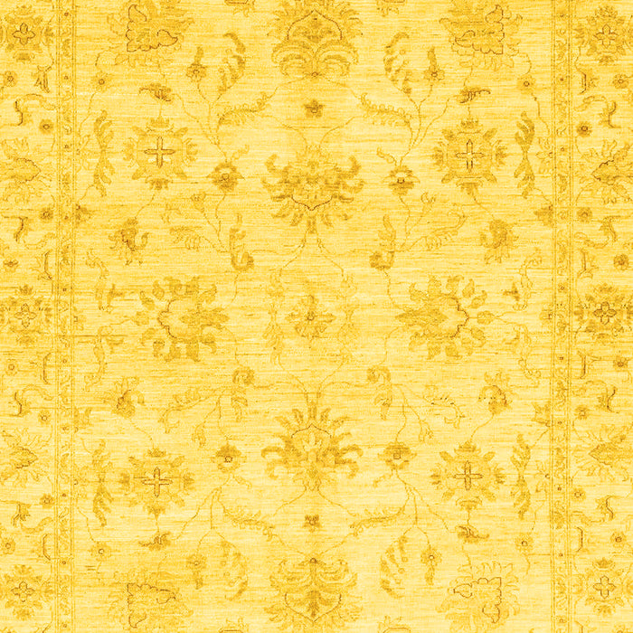 Oriental Yellow Modern Rug, abs3394yw