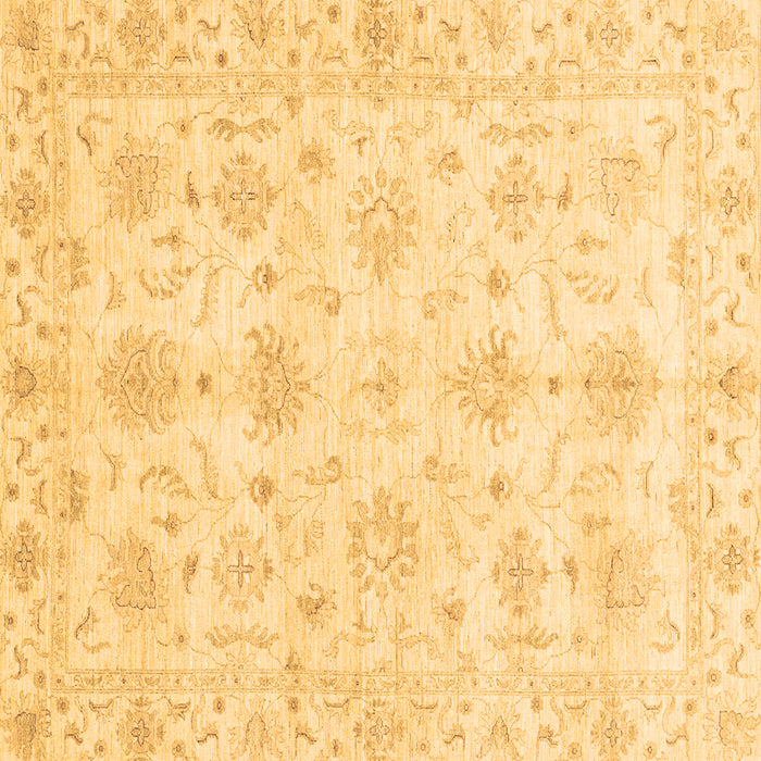 Square Oriental Brown Modern Rug, abs3394brn