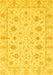 Machine Washable Oriental Yellow Modern Rug, wshabs3395yw