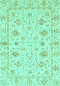 Oriental Turquoise Modern Rug, abs3395turq