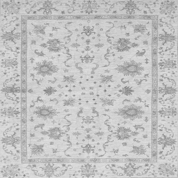 Square Oriental Gray Modern Rug, abs3395gry